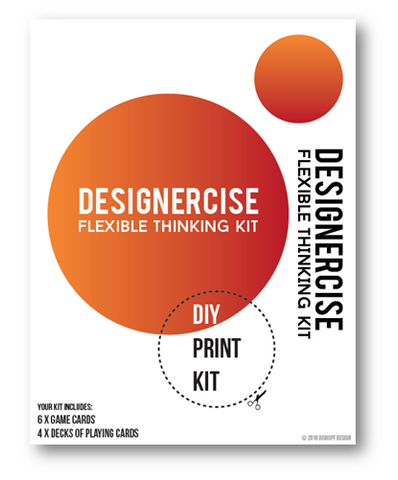 Designercise Flexible Thinking Kit  DIY PRINT & PLAY