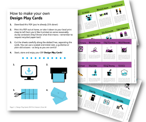 Design Play Cards DIY Print & Play SPANISH PDF