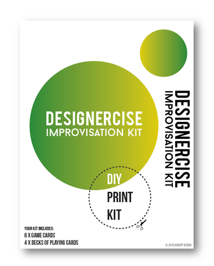 Designercise Improvisation Kit DIY PRINT & PLAY
